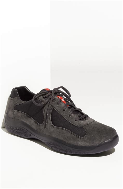 prada americas cup grey suede|Prada America's Cup Sneakers .